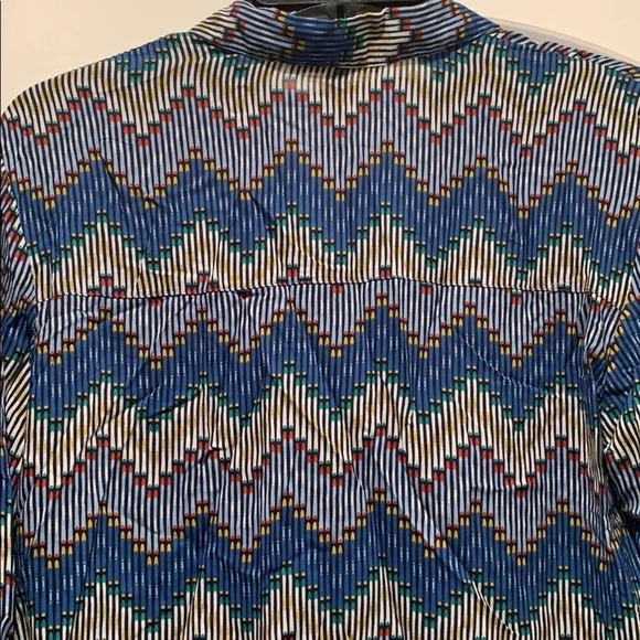 Esprit Geometric Print Blouse Top Size 6 - Picture 3 of 14